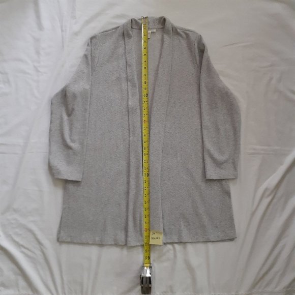 Eileen Fisher Organic Cotton Herringbone Duster Long Jacket - PL - Picture 7 of 11